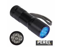  Perel Lanterna Alumínio 9 Leds UV 