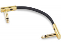  Rockboard  Flat Patch Cable Gold 10 cm  