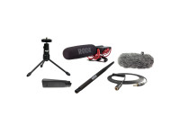  Rode  VideoMic-R Pacote de Microfone DSLR Completo 