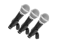  Samson R21 Cardioid Dynamic Vocal Microphone 3-Pack 