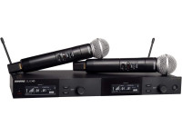 Microfones sem fio Shure  SLXD24DE/SM58 G59 Microfones Wireless UHF 2 Canais 