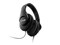 HeadPhones Shure SRH240A 
	Os auscultadores / headphones Shure SRH240A têm uma excelente reprodução de som e têm o conforto necessário para gravações mais simples em casa mas, acima de tudo, são fantásticos para uma escuta diária. Com drivers dinâmicos de neodímio de 40 mm, os auscultadores SRH240A têm graves cheios e agudos detalhados. 

	Inclui adaptador em níquel com rosca de 1/4" (6,3 mm) para adaptar ao mini-jack. 
