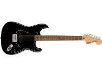 Guitarra elétrica Fender Squier Affinity Series Stratocaster H HT Preta
Uma excelente porta de entrada para a consagrada família Fender®, a Squier® Affinity SeriesTM Stratocaster® H HT oferece design lendário e tom por excelência para o aspirante a herói da guitarra de hoje. Este Strat® possui vários refinamentos amigáveis ao jogador, como um corpo fino e leve, um perfil de pescoço fino e confortável em forma de "C", uma ponte de cauda dura de corpo de corda para ressonância corporal ideal e máquinas de ajuste fundidas seladas com eixos divididos para ajuste suave e preciso e fácil restrições. Carregado com um captador de ponte humbucking Squier para um tom enorme, este modelo está pronto para acompanhar qualquer jogador em qualquer estágio.
Guitarra elétrica Fender Squier Affinity Series Stratocaster H HT Preta
Uma excelente porta de entrada para a consagrada família Fender®, a Squier® Affinity SeriesTM Stratocaster® H HT oferece design lendário e tom por excelência para o aspirante a herói da guitarra de hoje. Este Strat® possui vários refinamentos amigáveis ao jogador, como um corpo fino e leve, um perfil de pescoço fino e confortável em forma de "C", uma ponte de cauda dura de corpo de corda para ressonância corporal ideal e máquinas de ajuste fundidas seladas com eixos divididos para ajuste suave e preciso e fácil restrições. Carregado com um captador de ponte humbucking Squier para um tom enorme, este modelo está pronto para acompanhar qualquer jogador em qualquer estágio.