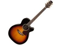  Guitarras Folk Takamine GN71CE-BSB  
	Takamine GN71CE-BSB

	Guitarra de corda de aço

	Forma NEX com fraque

	Tampo de abeto maciço

	Quarto X serrado

	Cabeçote: Rosewood (Dalbergia latifolia)

	Costas e lados: pau-rosa (Dalbergia latifolia)

	Pescoço de mogno com acabamento fosco

	Braço de pau-rosa (Dalbergia latifolia) com ligação

	20 trastes

	Comprimento da balança: 644 mm

	Largura da Porca: 43 mm

	Ponte de pau-rosa (Dalbergia latifolia)

	Captador: Takamine TK-40D Preamp com sintonizador integrado

	Roseta de som abalone

	Hardware banhado a ouro

	Cordas: Daddario EXP16 

	Acabamento: Brown Sunburst Gloss

