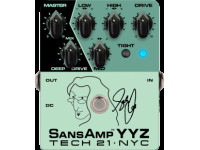 Pedal de pré-amplificador de baixo Tech 21  Geddy Lee Signature SansAmp YYZ   