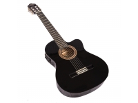 Guitarra Clássica Elétrificada  Valencia VC104CE BK  B-Stock 
