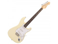  Vintage  V6 ReIssued Electric Guitar Vintage White  