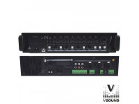  VSOUND  Amplificador PA 12/230V 3 Entradas 60W Mp3/USB/SD/BT 
