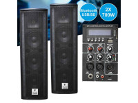  VSOUND  Colunas Ativa+Passiva 3X6.5