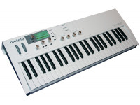  Waldorf Blofeld Keyboard White B-Stock   sintetizador profesional  Teclado semicontrapesado de 49 teclas  16 partes multitímbricas  Más de 1000 sonidos.  Excelente motor de audio!