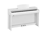  Yamaha CLP-725 WH Piano Digital Teclas Grand Touch S e BT Os pianos digitais da série CLP utilizam tecnologia de ponta para recriar a experiência de tocar num piano de cauda, permitindo que o pianista toque nas teclas com muitas variações de velocidade e profundidade, para obter uma variação ilimitada no timbre e criar prestações exclusivamente pessoais. Com o teclado GTS (Grand Touch S), o CLP-725 apresenta uma larga faixa dinâmica e responde de forma fiel a todas as nuances do toque. Pertencente à série Clavinova, o CLP-725 vem também equipado com um mecanismo de escape que reproduz a sensação existente num piano de cauda onde a corda é percutida e o escape faz com que os martelos voltem imediatamente para trás, para evitar qualquer interferência com a vibração da corda. Minimalismo e elegância são duas palavras que caracterizam o design do CLP-725, que através do seu visual natural e autêntico transmite ao pianista a sensação de que está perante um piano acústico.  