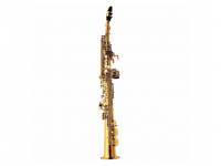Saxofone Soprano Yanagisawa S981 
	
		Si bemol grave a Fá agudo
	
		Latão lacado, gravado à mão
	
		Mecanismo: Fá agudo

